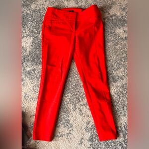 LOFT Bold Scarlet Trousers
